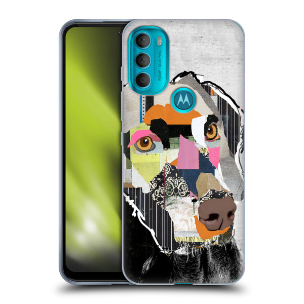 Michel Keck Dogs 2 Weimaraner Soft Gel Case for Motorola Moto G71 5G