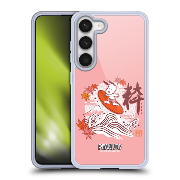 Peanuts Oriental Snoopy Surf Soft Gel Case for Samsung Galaxy S23 5G & MagSafe
