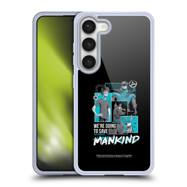 Scoob! Scooby-Doo Movie Graphics Save Mankind Soft Gel Case for Samsung Galaxy S23 5G & MagSafe