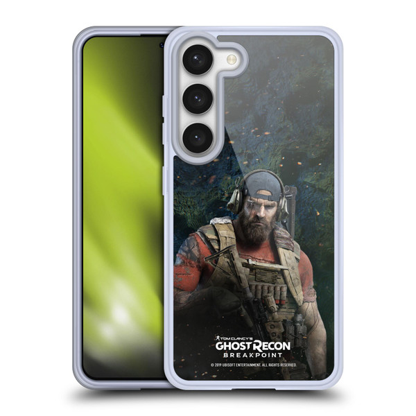 Tom Clancy's Ghost Recon Breakpoint Character Art Logo Soft Gel Case for Samsung Galaxy S23 5G & MagSafe
