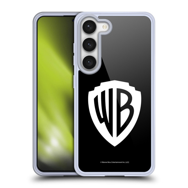Warner Bros. Shield Logo Black Soft Gel Case for Samsung Galaxy S23 5G & MagSafe