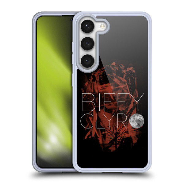Biffy Clyro Graphics Red Soft Gel Case for Samsung Galaxy S23 5G & MagSafe