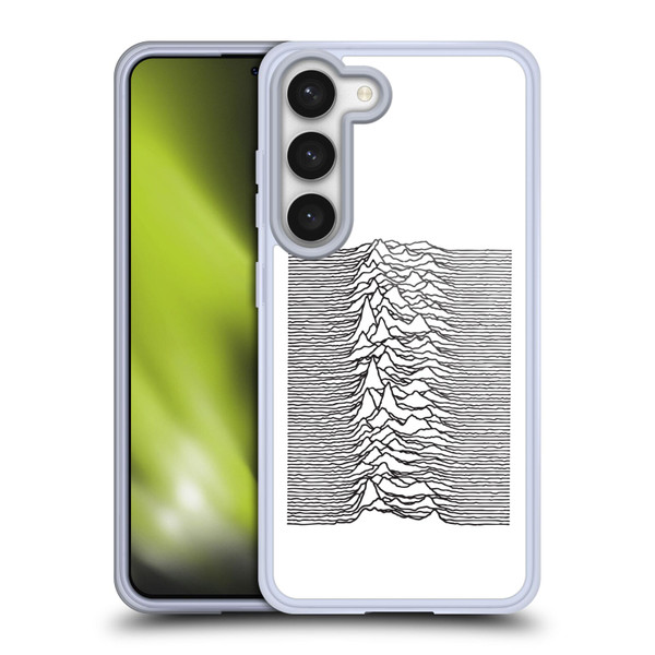 Joy Division Graphics Pulsar Waves Soft Gel Case for Samsung Galaxy S23 5G & MagSafe