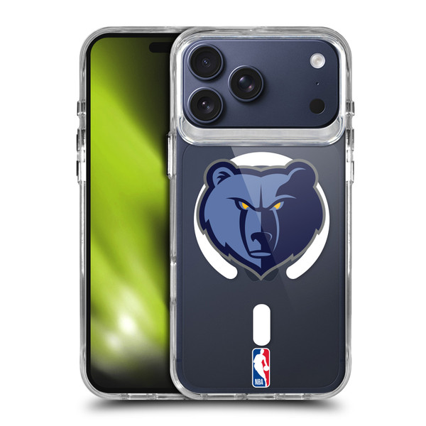 NBA Memphis Grizzlies Logo Bear SHOCKPROOF BUMPER CASE COMPATIBLE WITH Apple iPhone 17 Pro Max & MAGSAFE