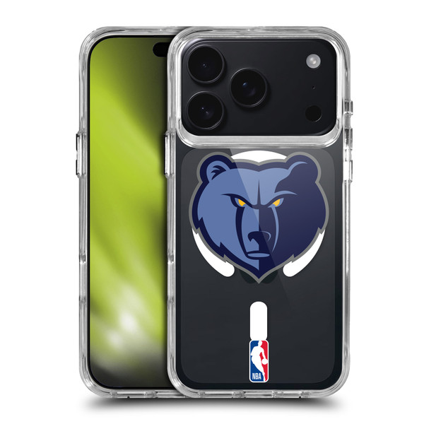 NBA Memphis Grizzlies Logo Bear SHOCKPROOF BUMPER CASE COMPATIBLE WITH Apple iPhone 17 Pro & MAGSAFE