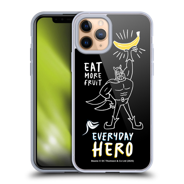 Beano Bananaman Graphics Everyday Hero Soft Gel Case for Apple iPhone 11 Pro & MagSafe