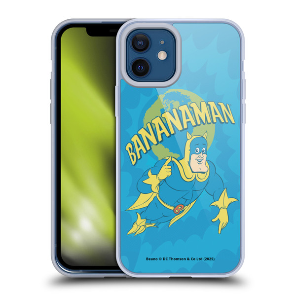 Beano Bananaman Graphics World Soft Gel Case for Apple iPhone 12 / iPhone 12 Pro & MagSafe