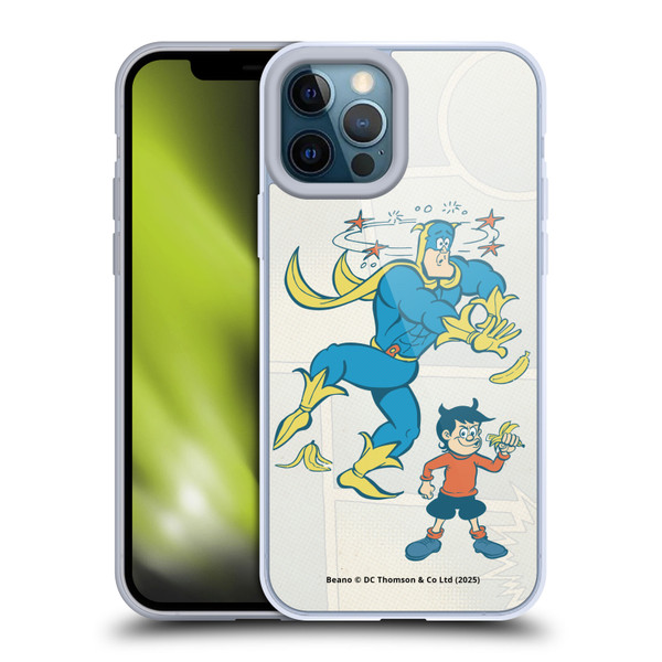 Beano Bananaman Graphics With Dennis Soft Gel Case for Apple iPhone 12 Pro Max & MagSafe