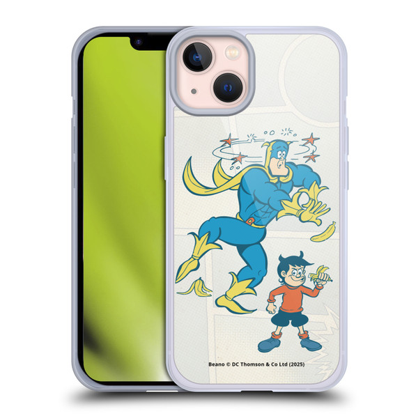 Beano Bananaman Graphics With Dennis Soft Gel Case for Apple iPhone 13
