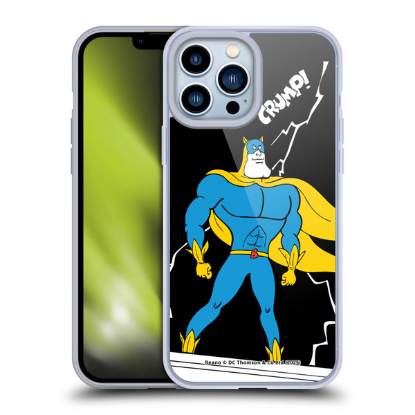 Beano Bananaman Graphics Lightning Soft Gel Case for Apple iPhone 13 Pro Max & MagSafe