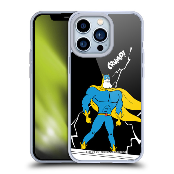 Beano Bananaman Graphics Lightning Soft Gel Case for Apple iPhone 13 Pro & MagSafe