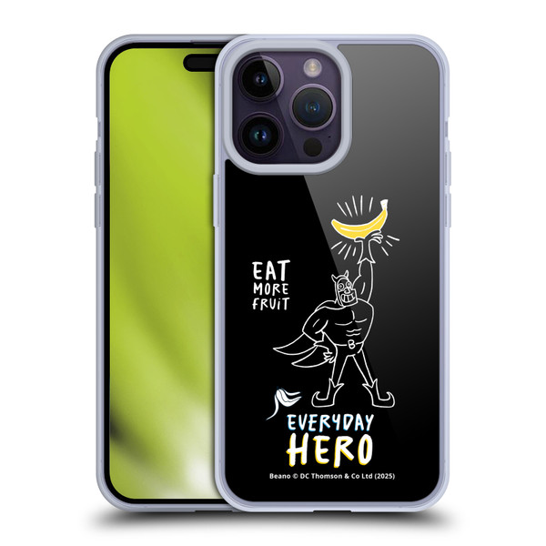 Beano Bananaman Graphics Everyday Hero Soft Gel Case for Apple iPhone 14 Pro Max & MagSafe