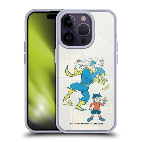 Beano Bananaman Graphics With Dennis Soft Gel Case for Apple iPhone 14 Pro & MagSafe