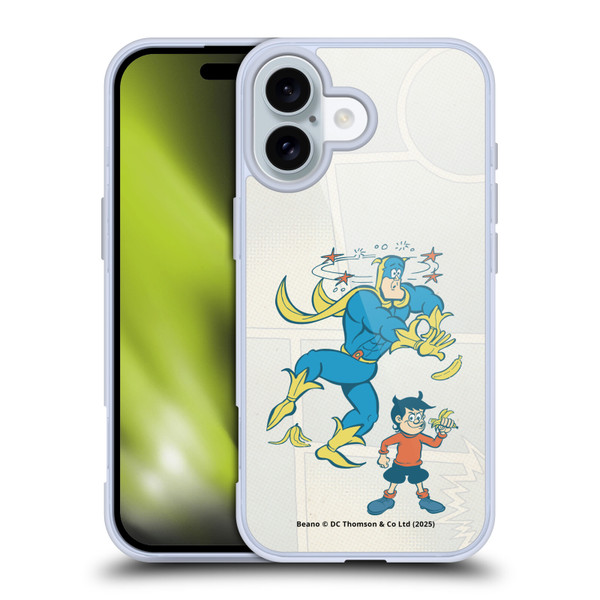 Beano Bananaman Graphics With Dennis Soft Gel Case for Apple iPhone 16 & MagSafe