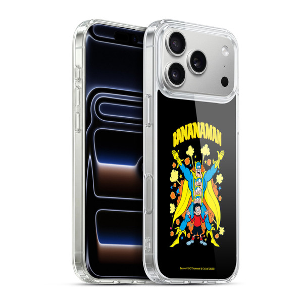Beano Bananaman Graphics Characters Soft Gel Case for Apple iPhone 17 Pro Max