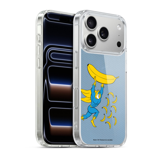 Beano Bananaman Graphics Banana Soft Gel Case for Apple iPhone 17 Pro