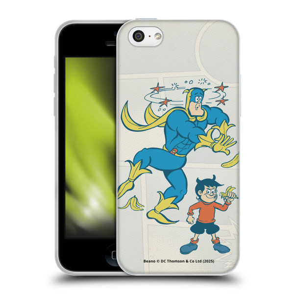 Beano Bananaman Graphics With Dennis Soft Gel Case for Apple iPhone 5c