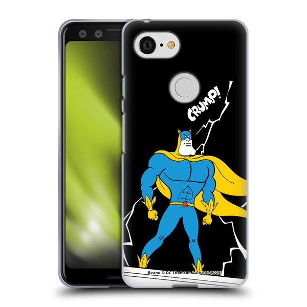 Beano Bananaman Graphics Lightning Soft Gel Case for Google Pixel 3