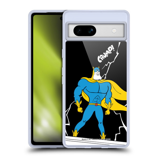 Beano Bananaman Graphics Lightning Soft Gel Case for Google Pixel 7a