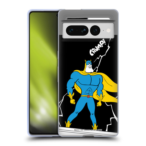 Beano Bananaman Graphics Lightning Soft Gel Case for Google Pixel 7 Pro