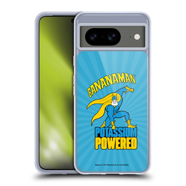 Beano Bananaman Graphics Potassium Powered Soft Gel Case for Google Pixel 8