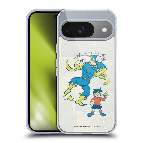 Beano Bananaman Graphics With Dennis Soft Gel Case for Google Pixel 9 / Pixel 9 Pro