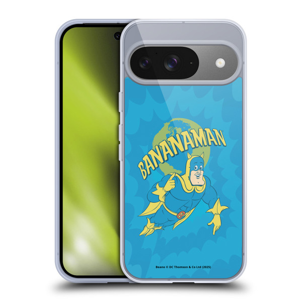 Beano Bananaman Graphics World Soft Gel Case for Google Pixel 9 / Pixel 9 Pro