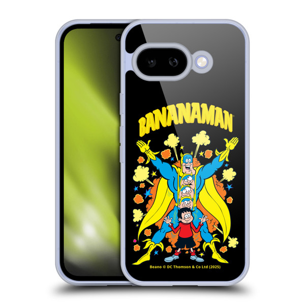 Beano Bananaman Graphics Characters Soft Gel Case for Google Pixel 9A