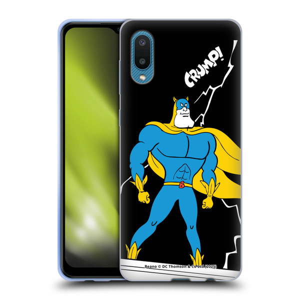 Beano Bananaman Graphics Lightning Soft Gel Case for Samsung Galaxy A02/M02 (2021)
