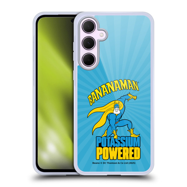 Beano Bananaman Graphics Potassium Powered Soft Gel Case for Samsung Galaxy A35 5G