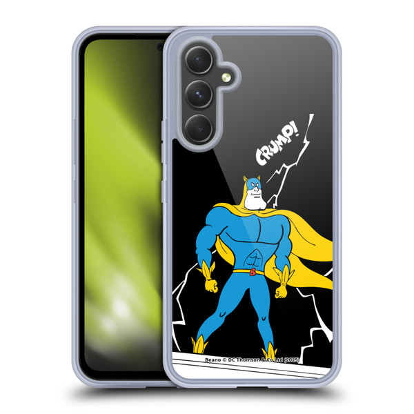 Beano Bananaman Graphics Lightning Soft Gel Case for Samsung Galaxy A54 5G