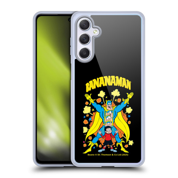 Beano Bananaman Graphics Characters Soft Gel Case for Samsung Galaxy M54 5G
