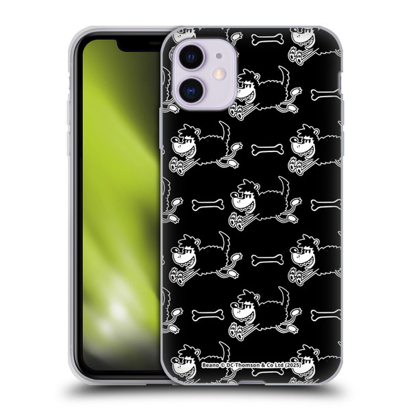 Beano Bananaman Patterns Gnasher Soft Gel Case for Apple iPhone 11