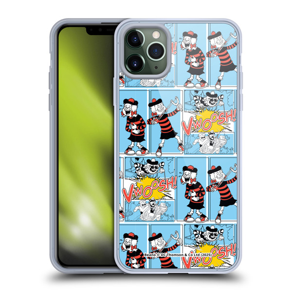 Beano Bananaman Patterns Minnie Soft Gel Case for Apple iPhone 11 Pro Max & MagSafe