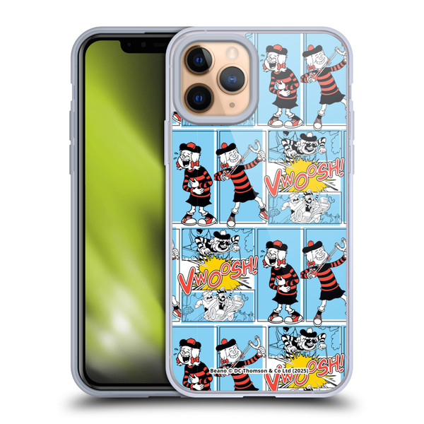 Beano Bananaman Patterns Minnie Soft Gel Case for Apple iPhone 11 Pro & MagSafe