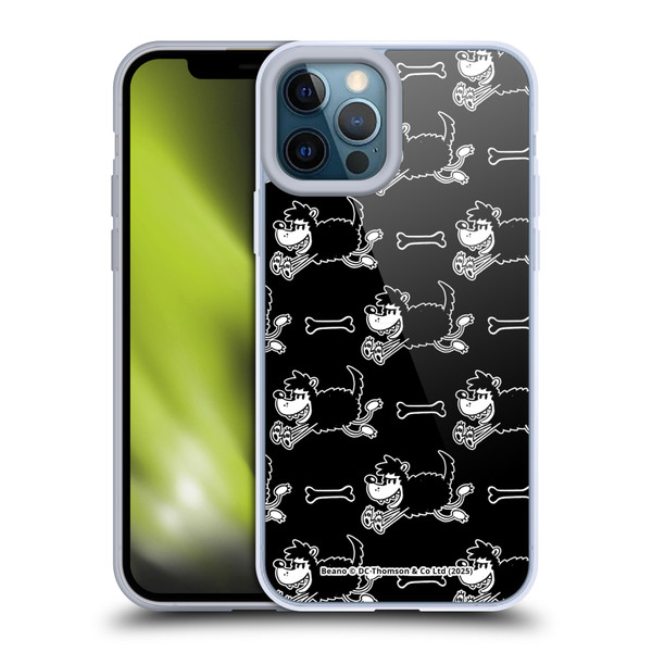 Beano Bananaman Patterns Gnasher Soft Gel Case for Apple iPhone 12 Pro Max & MagSafe