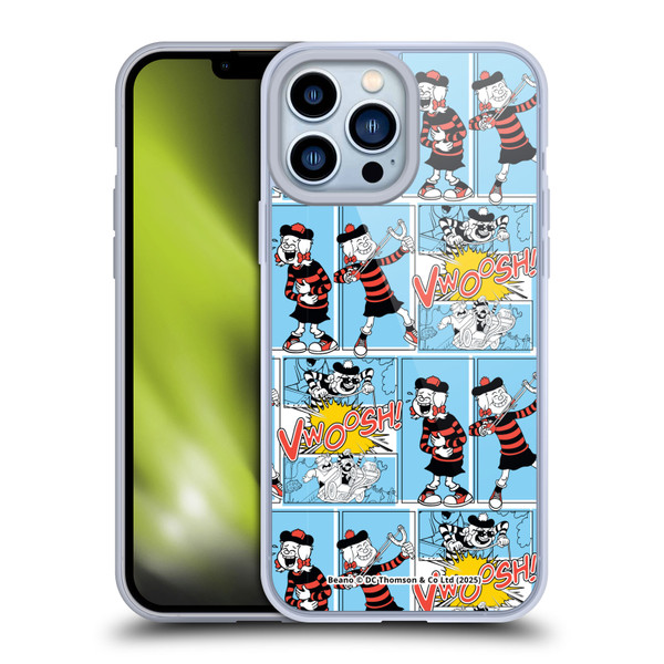 Beano Bananaman Patterns Minnie Soft Gel Case for Apple iPhone 13 Pro Max & MagSafe