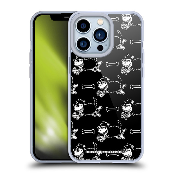 Beano Bananaman Patterns Gnasher Soft Gel Case for Apple iPhone 13 Pro & MagSafe