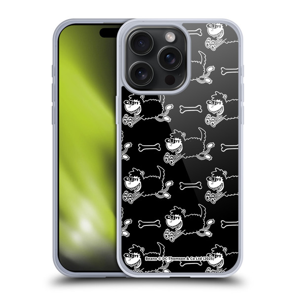 Beano Bananaman Patterns Gnasher Soft Gel Case for Apple iPhone 15 Pro Max & MagSafe