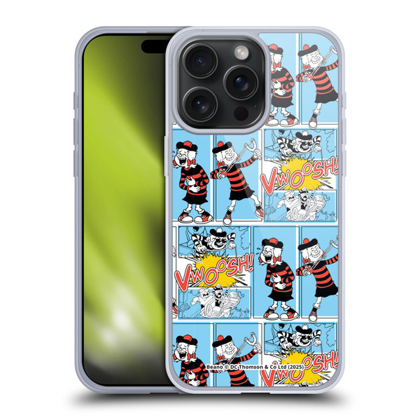 Beano Bananaman Patterns Minnie Soft Gel Case for Apple iPhone 15 Pro Max & MagSafe