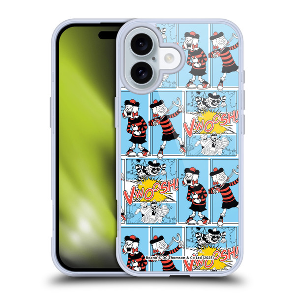 Beano Bananaman Patterns Minnie Soft Gel Case for Apple iPhone 16 & MagSafe