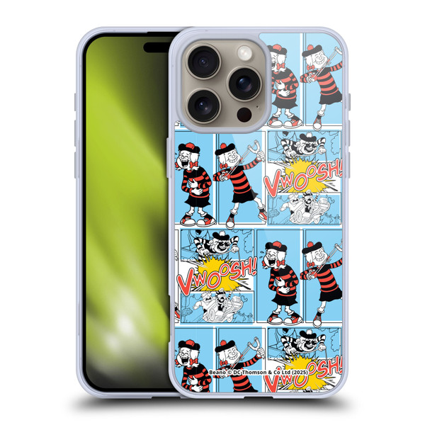 Beano Bananaman Patterns Minnie Soft Gel Case for Apple iPhone 16 Pro Max & MagSafe