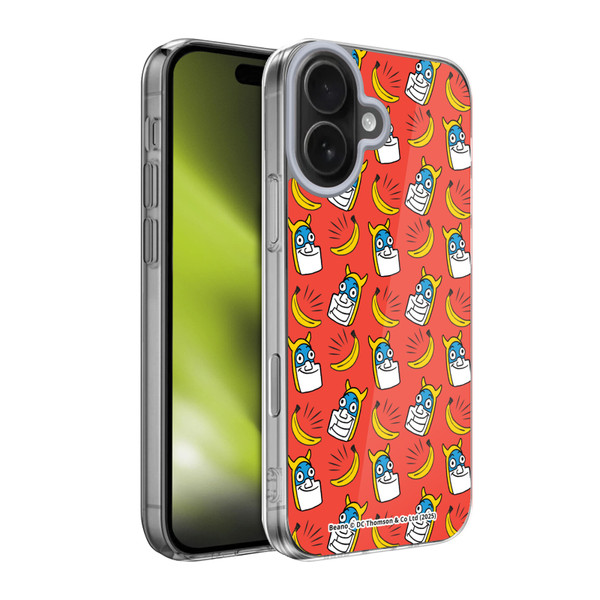 Beano Bananaman Patterns Head Soft Gel Case for Apple iPhone 17