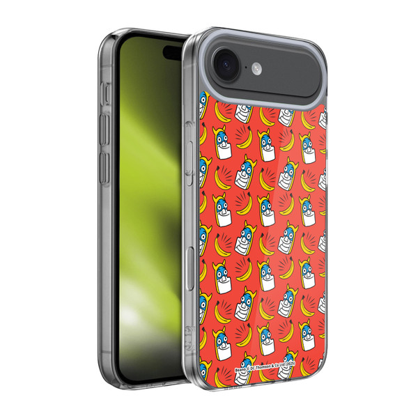 Beano Bananaman Patterns Head Soft Gel Case for Apple iPhone 17 Air