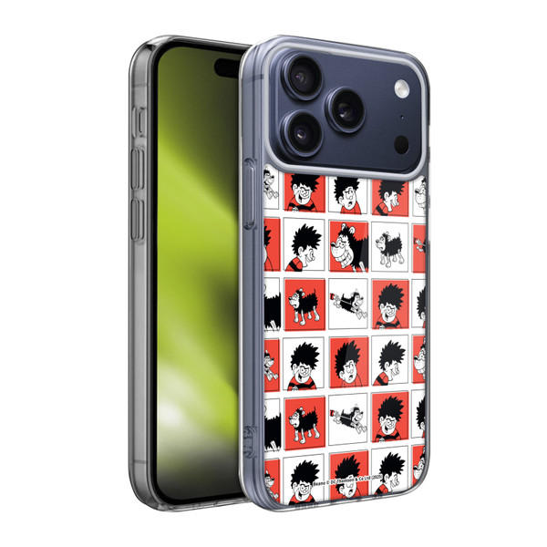 Beano Bananaman Patterns Dennis Soft Gel Case for Apple iPhone 17 Pro Max