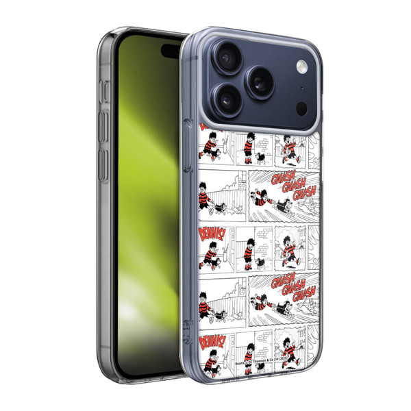 Beano Bananaman Patterns Dennis Gnasher Soft Gel Case for Apple iPhone 17 Pro Max