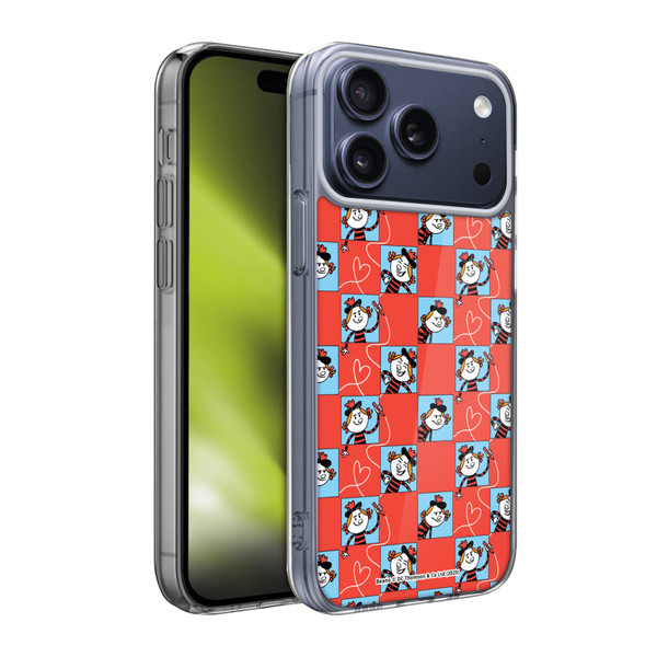 Beano Bananaman Patterns Minnie Heart Soft Gel Case for Apple iPhone 17 Pro Max