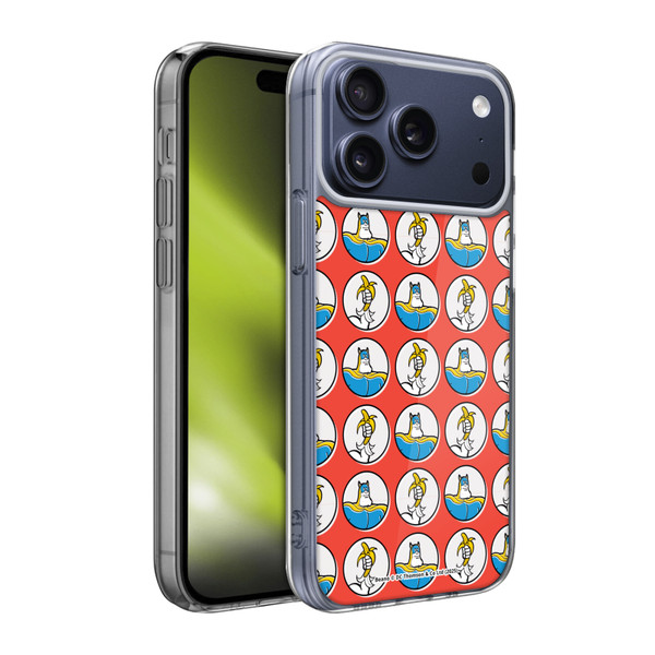 Beano Bananaman Patterns Red Circles Soft Gel Case for Apple iPhone 17 Pro Max