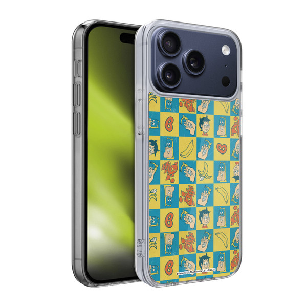 Beano Bananaman Patterns Classic Soft Gel Case for Apple iPhone 17 Pro