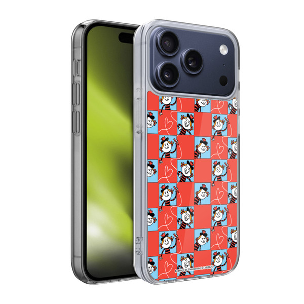 Beano Bananaman Patterns Minnie Heart Soft Gel Case for Apple iPhone 17 Pro